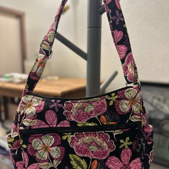 Vera Bradley Floral Patterned Shoulder Bag - Picture 2 of 3